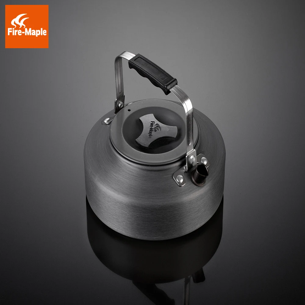 Fuego de arce sartén al aire libre que acampa plegable cocina utensilios de cocina de aleación de aluminio de 1Fry Pan 2 ollas 1 tetera para 4- 5 personas FMC-209
