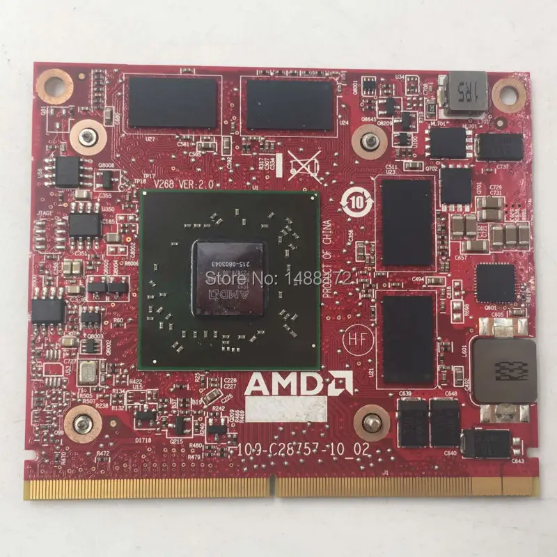 109 C28757 00 V268 VER1.0 Radeon HD7650A MXM3.0 2 ГБ DDR3 Графическая Карта для DELL 2320 I2330 ноутбук/ALL IN ONE