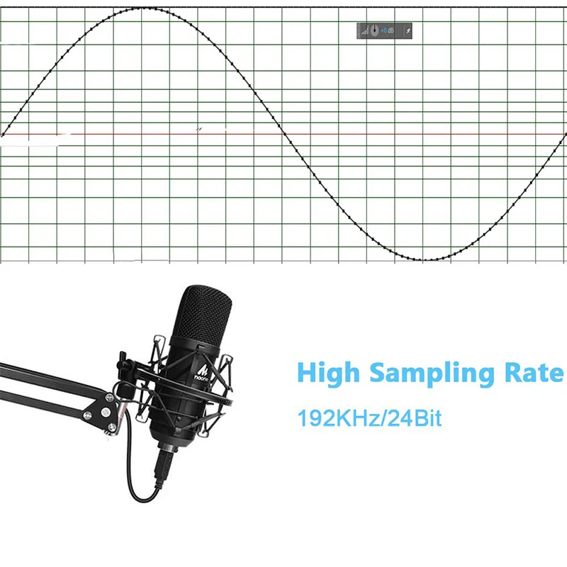  MAONO AU-A04 USB Microphone Kit 192KHZ/24BIT Professional Podcast Condenser Mic for PC Karaoke Yout