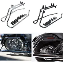 Мотоцикл седло мешок конверсионный кронштейн аппаратные средства для Harley Softail Fat Boy S FLSTF Springer FLSTS FXST 84-13