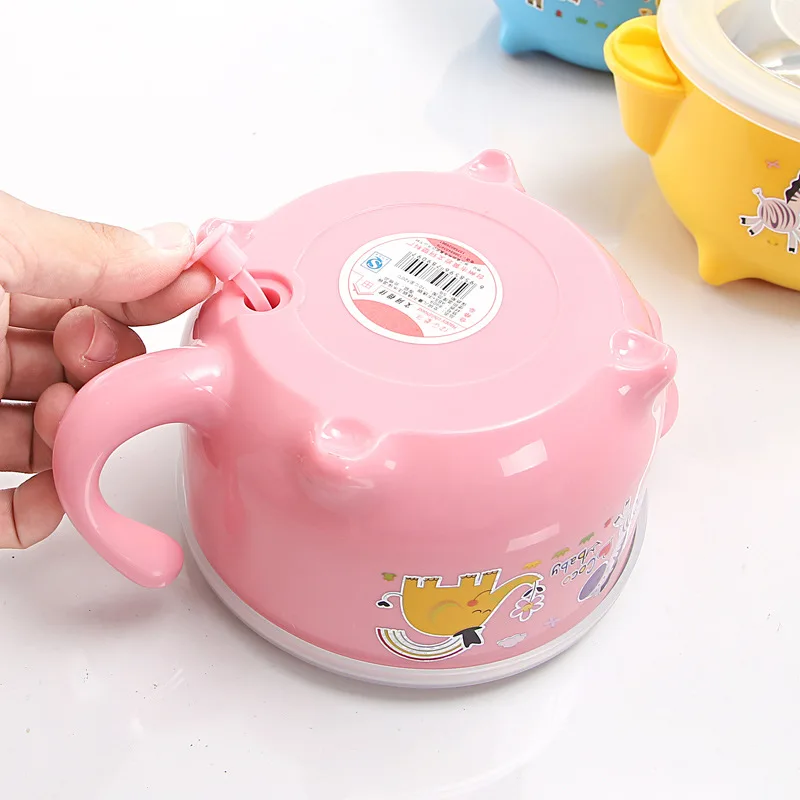 Пищевая согревающая пластина инъекция горячей воды изоляции чашки детская еда столовая посуда чаша для кормления ребенка посуда