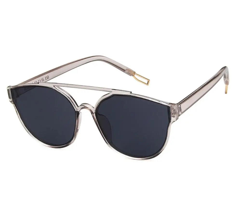 Женские солнцезащитные очки Oculos Masculino Lentes De Sol Mujer в стиле ретро яркие серые для