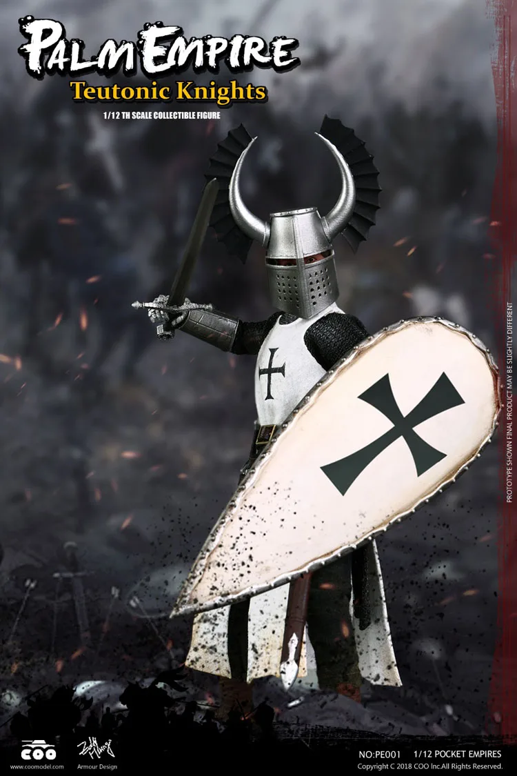 COOMODEL масштаб 1/12 Teutonic Templar хирургическая модель рыцарских воинов Мужская экшн