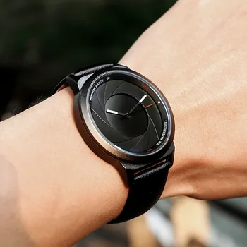 

Hot Sale Unique Camera Dial Leather Strap Style Quartz Men Watch Top Brand Watches Fashion Casual Fashion Wrist Watch Relojes