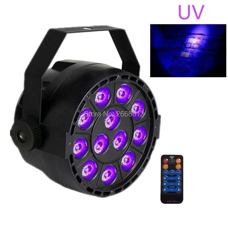 

36W UV LED Stage Light Ultraviolet With Remote Control /LED Par Light For Stage Party Nightclub Disco Light /UV Purple LED Lamp