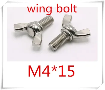 

20pcs Stainless Steel 304 M4*15 butterfly Wing Bolt Screw a2-70