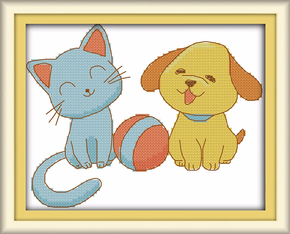 Набор для вышивки крестиком Joy Sunday из мультфильма Рай DMC|joy sunday|cross stitch kitscross set