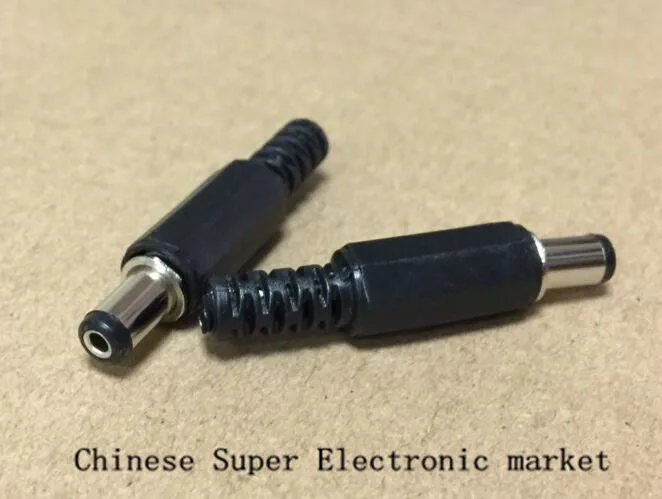 

10PCS 2.1mm x 5.5mm male DC power plug Jack Adapter Connector Plastic Cover