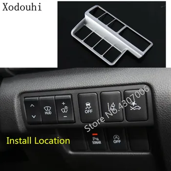 

Car ABS Matte Stick Styling Front Head Light Switch Button Trim Frame Lamp For Mitsubishi Eclipse Cross 2017 2018 2019 2020