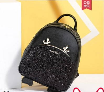 Osn171582 rosa Weibliche Rucksack weiß Geweih Studenten Koreanische Pailletten Allgleiches Flut Kakifarbiges Prinzessin Juststar College dunkles Tasche Lolita Schwarzes Süße qqYwOZ