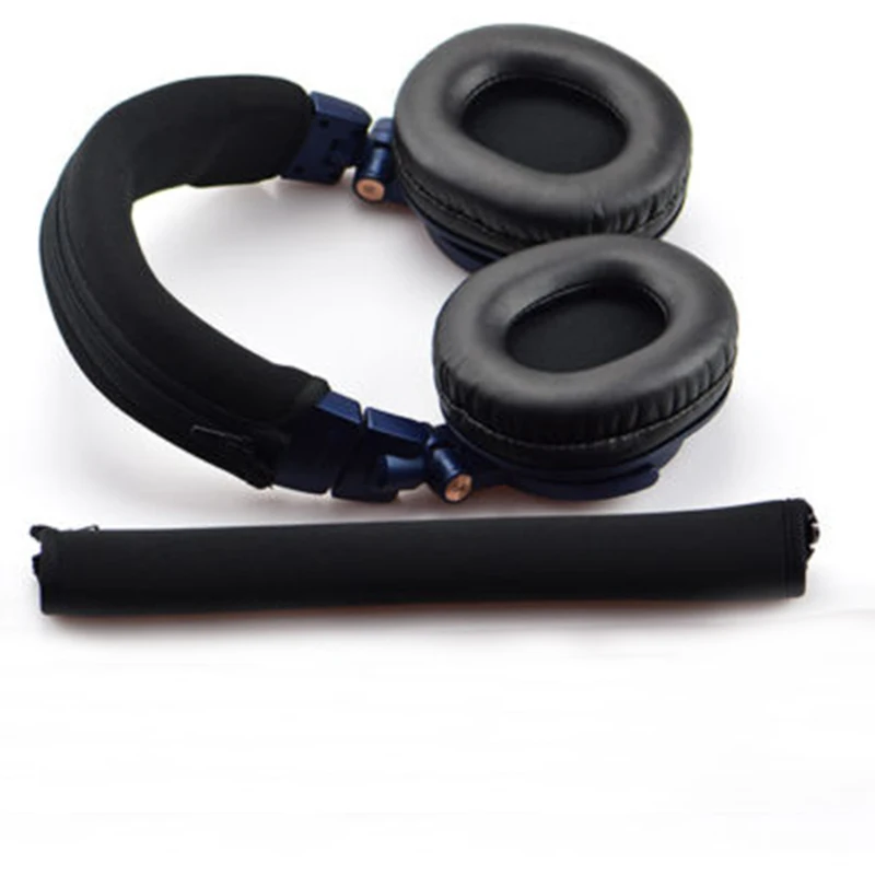 

Black Fabric Headband For ATH-M50X M30X M40X Headphones Headset Replacement Head band Cushions Bumper 22.5*8cm/8.9*3.1 inch