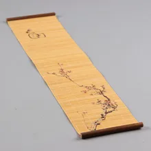 04 чайные аксессуары коврик для стола бамбуковая занавеска бамбуковый чайный коврик для сушки бамбукового чайного лотка коврик 10 см* 45 см