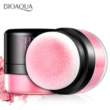 Палетка для румян BIOAQUA 3 цвета минеральная пудра контур мягкая