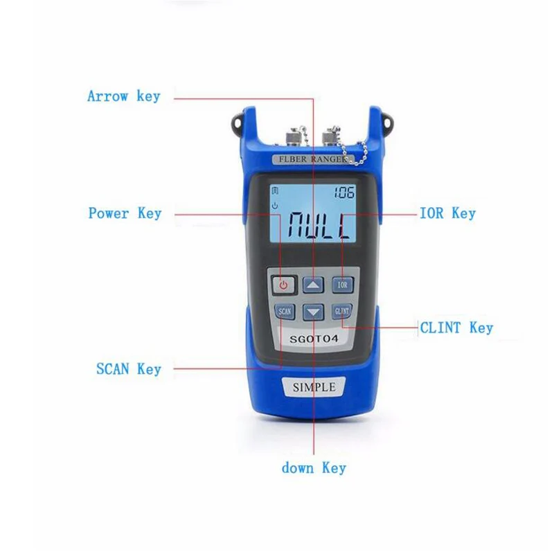 OTDR Handheld SGOT04 60KM Fiber Fault Tester 1310 or 1550nm Fiber