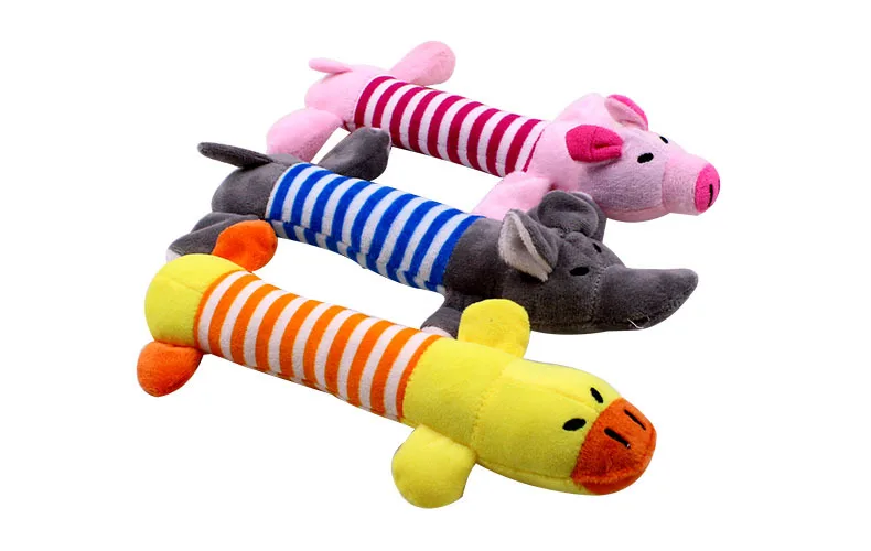 Goedkoop Speelgoed Voor Honden Screaming Kip Bal Puppy Grappig Fleece Piepend Pluche Chew Sound Fit voor Alle Huisdieren Olifant Eend varken DogToys