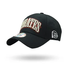 Новая мода саржевая хлопковая бейсболка с ремешком Кепка с вышивкой буквы Пираты для женщин и мужчин летняя солнцезащитная Кепка кепка хип хоп кости