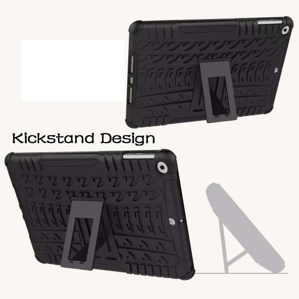 High Duty Armor Coque for iPad 9.7 2017 2018 Air 1 Case Shockproof Silicon Hybrid Cover iPad 2018 9.7'' 5th 6th Shockproof Case (2)