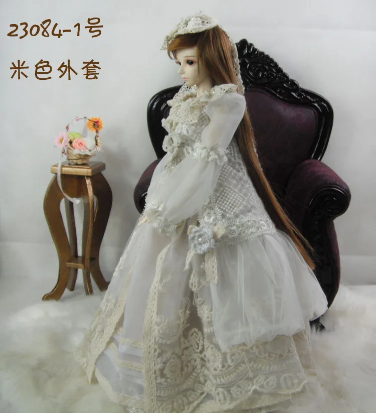 1/4 1/3 весы BJD пальто + платье комплект для SD одежды Аксессуары куклы не включены