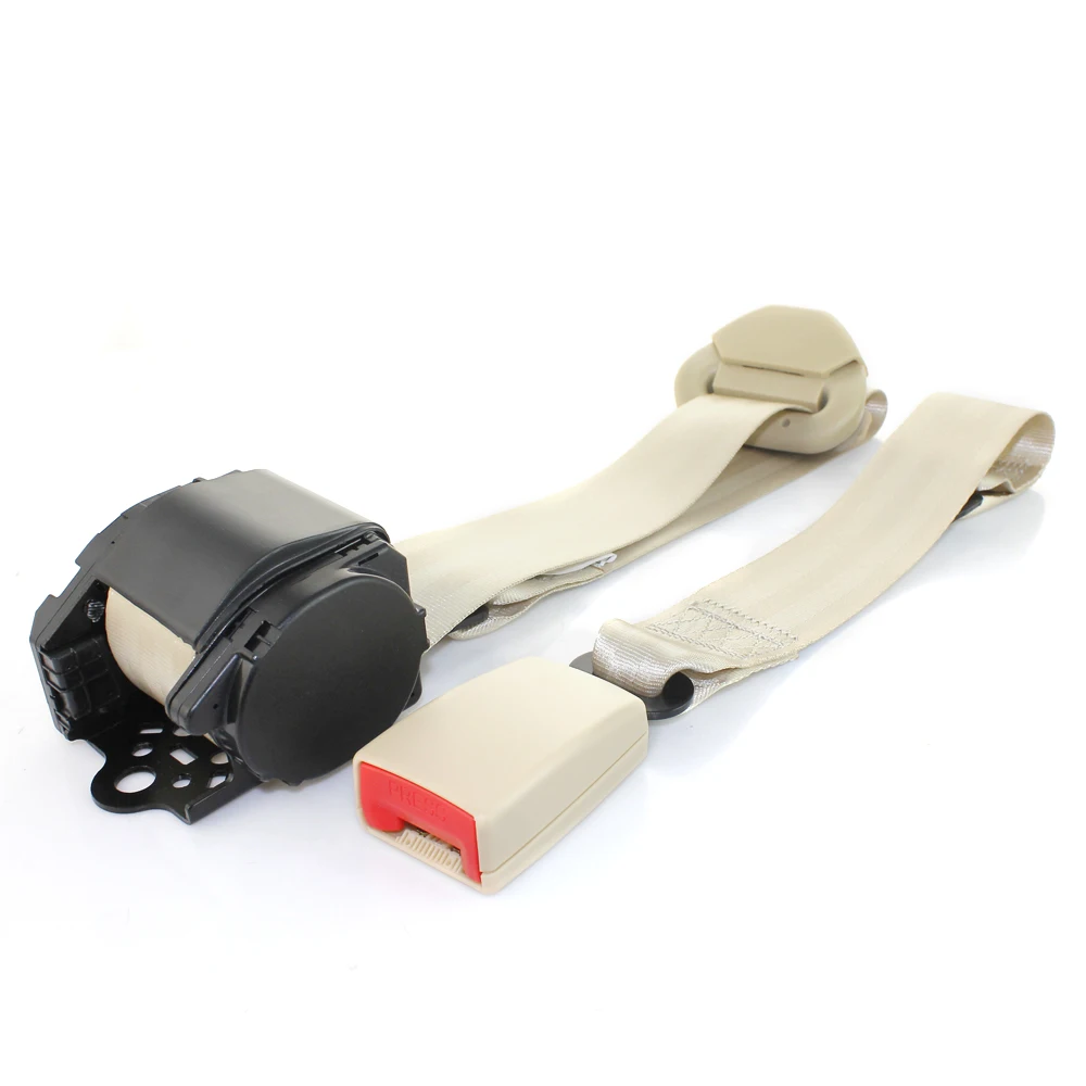 Universal 3 Point Car Seat Belt Auto Webbing Buckle  (2)