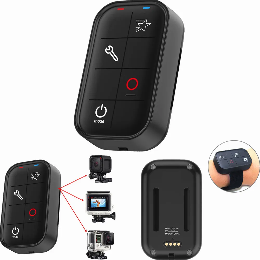 

Universal waterproof Wireless Wifi Remote Control Smart BacPac Charging for GoPro HERO 5 Session 4 3+
