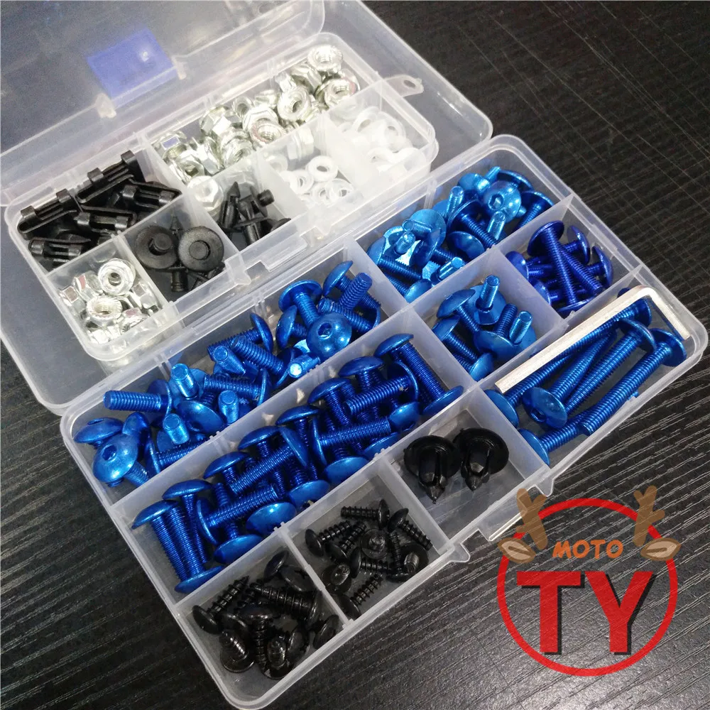 

Fairing bolts full screw kit For Aprilia RS4 125 RS125 06 07 08 09 10 11 RS 125 2006 2007 2008 10 2011 Complete Body screws Nuts