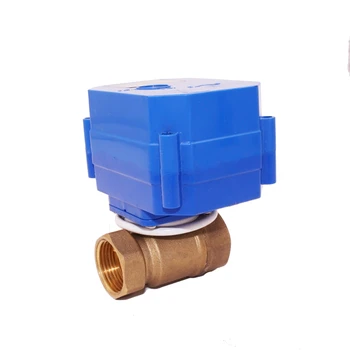 

most selling items CWX-60P 1inch two way brass automatic on/off electric actuator wth feedback