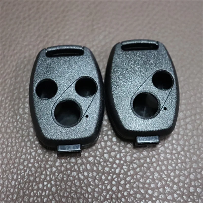 

AUTEWODE New Remote Key Case Shell fit for HONDA Accord CRV Pilot Civic Fit Fob 2 3 Buttons No Blade car key fob house black1pc