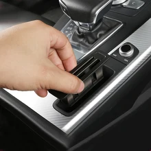 Para Audi A4 B9 cartão de dispositivo de armazenamento caixa de acabamento caixa de armazenamento braço A5 interior acessórios de decoração 2017-2018