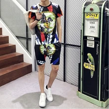 Повседневный Спортивный костюм для мужчин, роскошный брендовый комплект Chandal Hombre, летние мужские костюмы s, толстовка, мужские костюмы для мужчин, летний дизайн