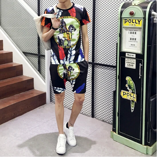 

casual Tracksuit Men Luxury Brand Set Chandal Hombre Summer Mens Clothing Suits Sweatshirt Men Suits For Men set summer design