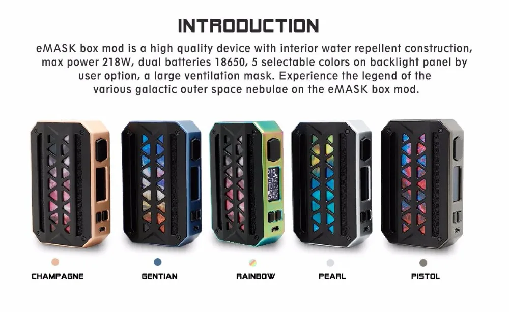 Vzone eMask 218W TC Box Mod-1