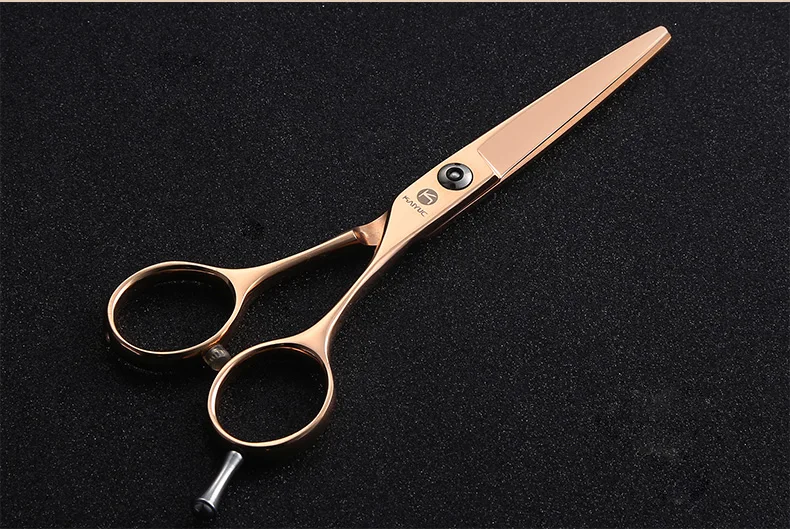 KUMIHO 5,5 дюймов Япония 440C Нержавеющая сталь ножницы для стрижки волос ножницы цвета розового золота ножницы для волос индивидуальный логотип доступны