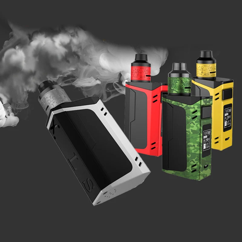 Вейп X9 Kit 100 Вт 6 мл Rdta бак 2600 мАч электронная сигарета стартовый комплект с экраном