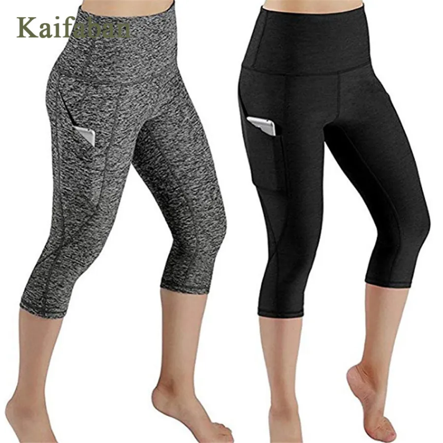 running capris with side pockets