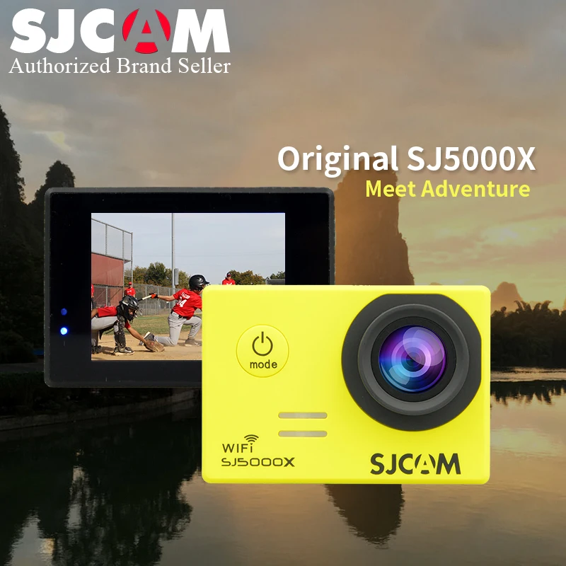 Original SJCAM SJ5000X Elite Action Camera WiFi 4K 24fps 2K 30fps Gyro Sports DV 2.0 LCD NTK96660 Waterproof | Электроника