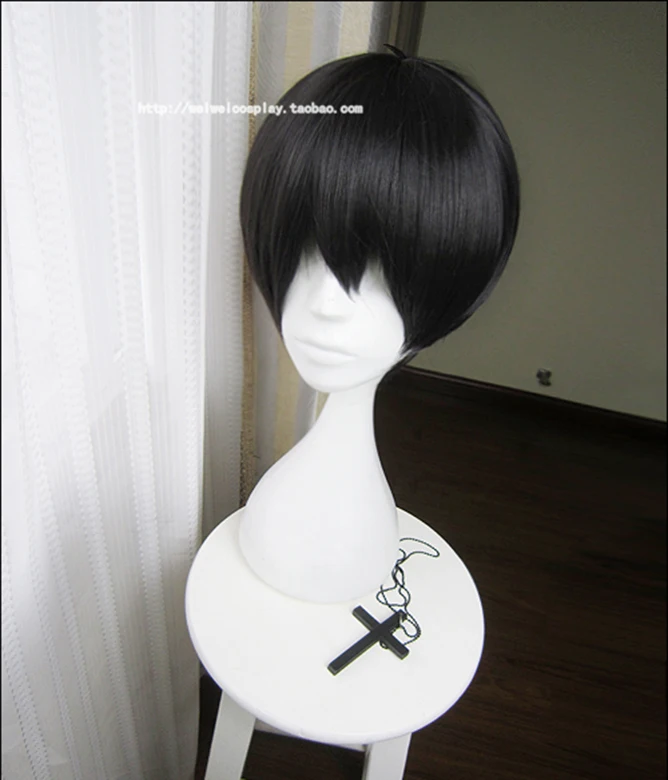  Haikyuu Tobio Kageyama High School Volleyball Club Kageyama Tobio Short Black Heat Resistant Hair C