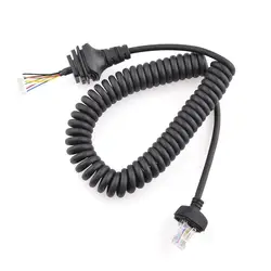 Câble de Microphone, pour talkie walkie, portable, pour Radio ICOM IC 3600F1 IC 7000 IC 208H 