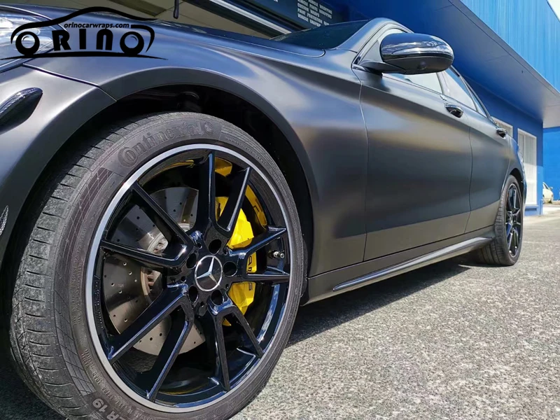 Black Satin Ceramics Vinyl Film Wrap-5