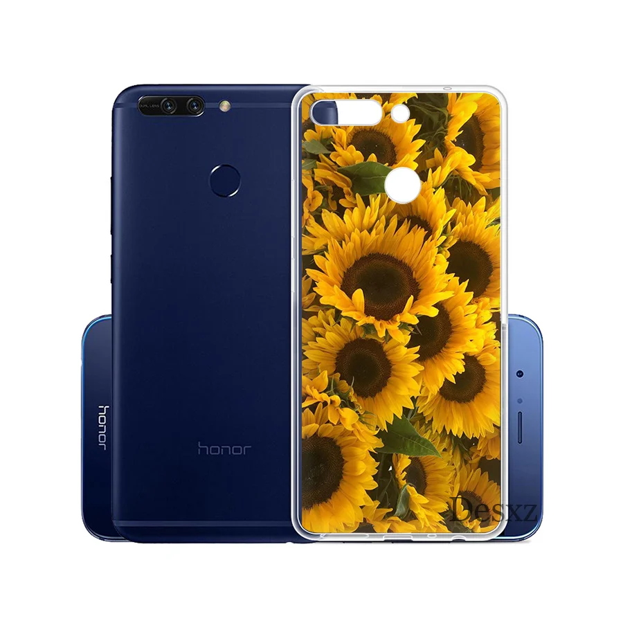 Чехол для телефона Daisy Sunflower чехол Huawei Honor 6A 7A 7C 6C 7X Pro 8 8X 9 10 Lite Play|Чехлы-накладки| |