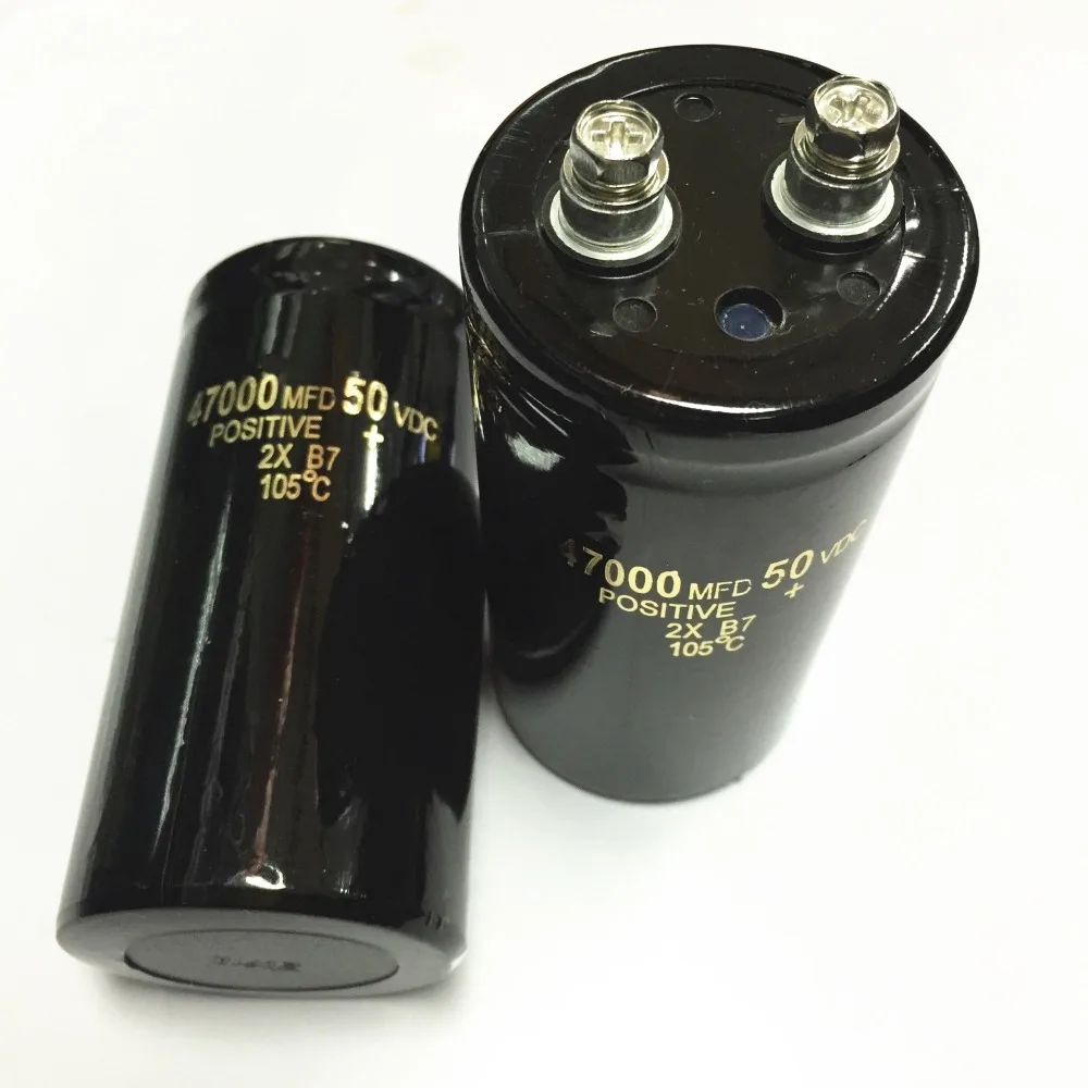 

50v 47000uf Electrolytic Capacitor Radial 50x105mm (1pcs) Free shipping