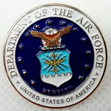 US AIR FORCE PIN INSIGNIA значок горячей продажи значок из металла изготовленный на заказ нагрудный штырь дешевые пользовательские США air force значки монеты