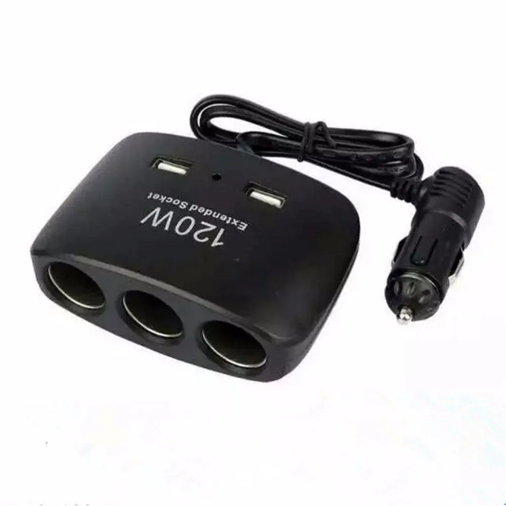 Разветвитель автомобильного прикуривателя с двумя USB-портами 120 Вт | Автомобили и