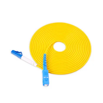 

30m LC to SC UPC Fiber Patch Cord,Simplex 2.0mm PVC G657A Fiber Patchcord, Optical Jumper,