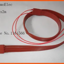 25 мм х 2 м 200 W 220 V Высокое качество гибкий силиконовый нагревательный элемент ремень с обогревом ремень силиконовая резиновая труба нагреватель