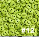 NO12 Green 100 шт./лот Размер: 9 мм(11/3") яркие цвета модные пуговицы из смолы для рукоделия объемные пуговицы швейные изделия Швейные аксессуары(SS-673 - Цвет: NO12 Green