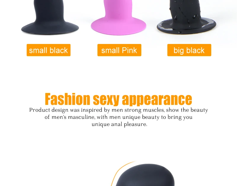 LURE gay sucker anal plug Silicone beads prostate massager anal dilator ball buttplug sex toys for woman men adult erotic shop 7