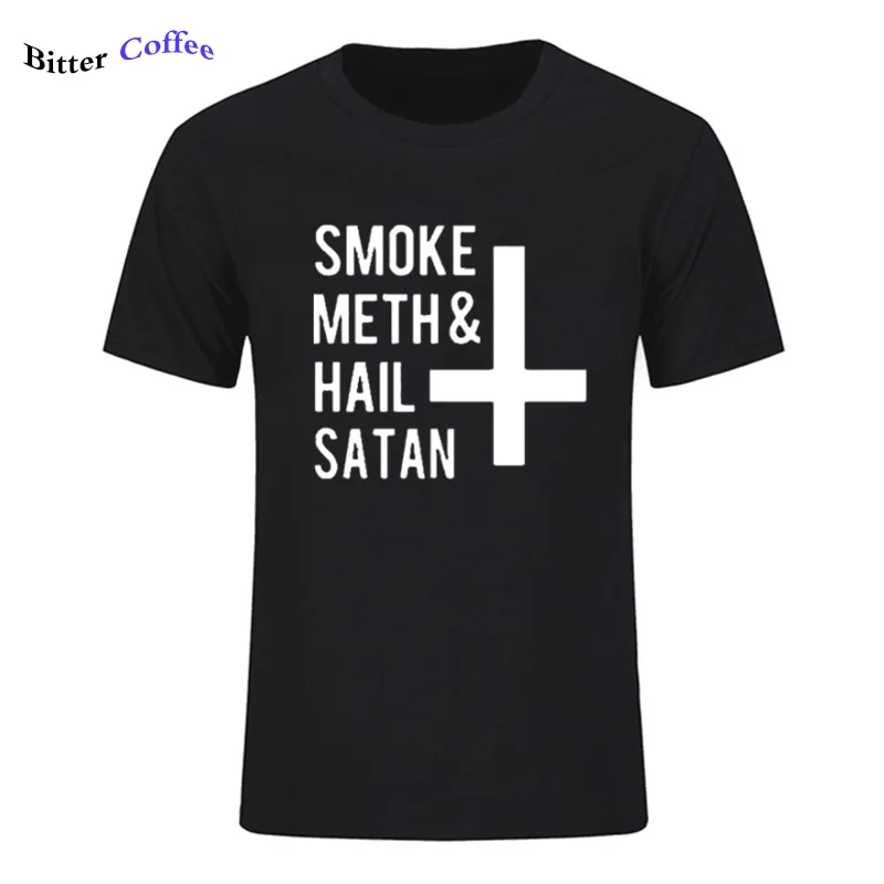 Новое модное платье с принтом дым мет и надписью Hail Satan Перевернутый крест
