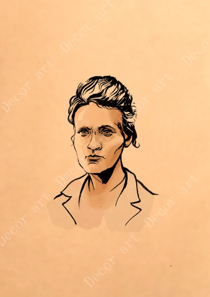 Tesla Madame Curie Leo Tolstoy холст живопись винтажная Настенная картина плакат из крафт
