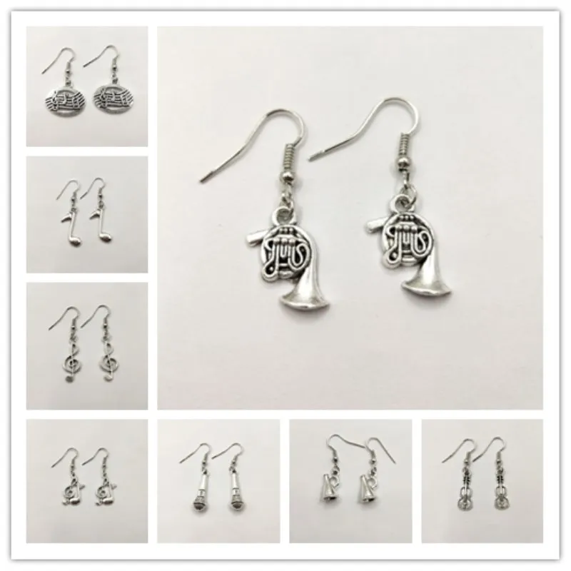 

Treble Clef Earrings,Music Earrings,Guitar Earrings, Music Lover Earrings