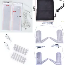 1 пара 5 в углеродное волокно грелка для рук USB нагревательная пленка Электрический зимний инфракрасный термоковрик